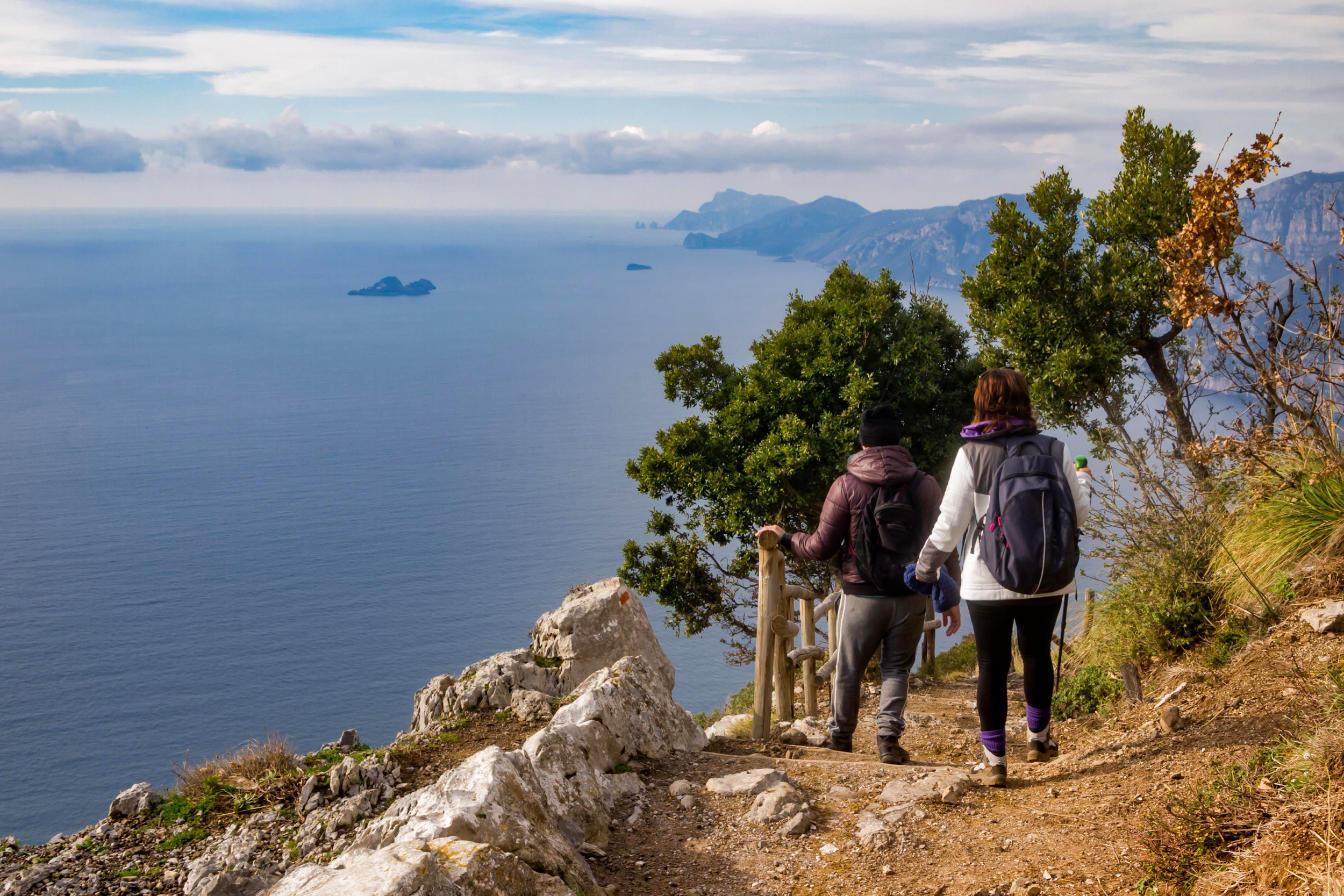 Amalfi coast path of the gods