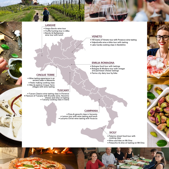 Italy Food Wine Itinerary